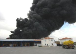 Konya'da korkutan yangın