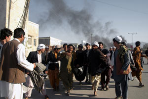 Afganistan'da bakanlığa saldırı