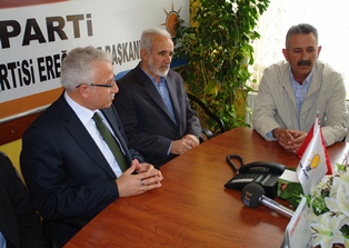 Şeker-İş Sendikası'ndan AK Parti İlçe Teşkilatına ziyaret