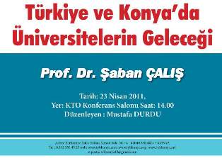 Üniversitelerin geleceği konuşulacak