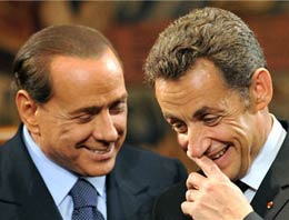 Berlusconi ve Sarkozy'e tepki
