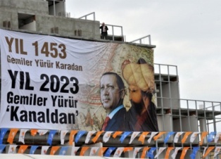 Erdoğan'ı neşelendiren pankart