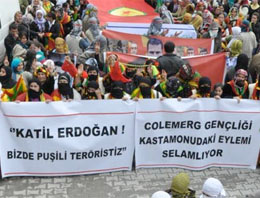 BDP mitinginde öyle bir pankart açıldı ki!