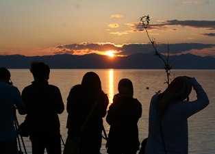 Beyşehir'de gün batımı turizmi