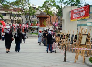 KOMEK’ten ebru ve filografi sergisi