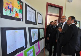 Engelli öğrencilerin tasarladığı ürünler sergilendi