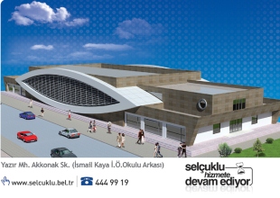 Yenikent Spor Salonu'nun temeli atılıyor