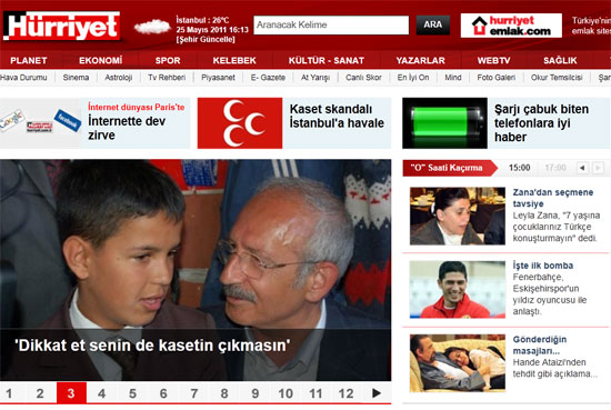 Hürriyet yine yaptı yapacağını