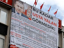 MHP'nin o pankartı Erdoğan'ı kızdırdı