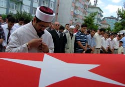 Şehit polis, defnedildi