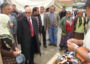 Bozkır yöresi Gönen'e kucak açtı