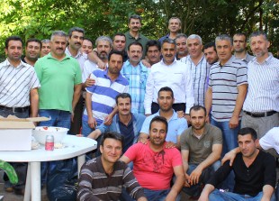 Ağralı yurt dışında gurbetçilerle buluştu