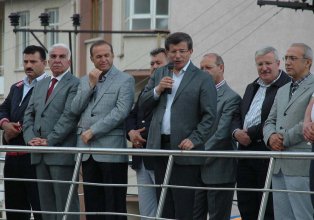 Bakan Davutoğlu Ermenek'te