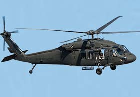 Askeri helikopter düştü