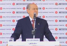 Bahçeli provokatör MHP'lilere sahip çıktı