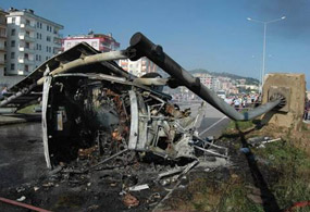 Feci kaza: 10 kişi yanarak öldü