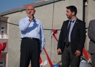 SP Doğanhisar'da miting yaptı