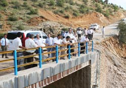 Söğüt köprüsü genişletildi