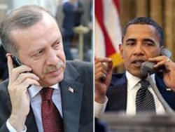 Erdoğan'dan Obama'ya Suriye telefonu