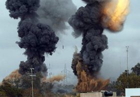 Trablus'ta şiddetli patlama