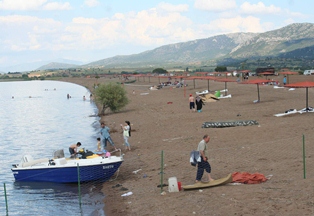 Beyşehir Gölü'ne 250 bin liralık plaj yatırımı