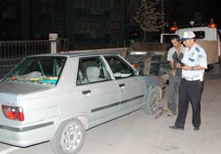 15 yaşındaki sürücü polise yakalandı
