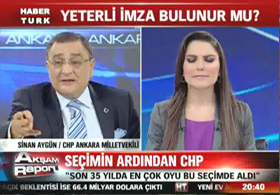 Aygün canlı yayında daldan dala atladı