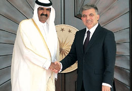 Köşk'e sandaletli konuk geldi