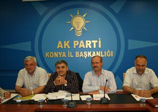 AK Parti İlçe Başkanları toplantısı yapıldı