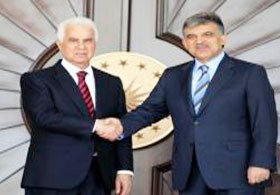 Derviş Eroğlu çankaya Köşkü'nde