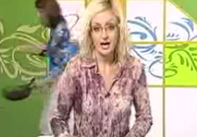 Canli yayını unutunca bu hale düştü