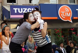 Akşehir'de "Pandomim"E ilgi