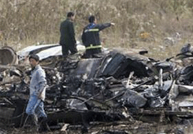 112 yolcu taşıyan uçak düştü