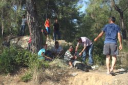 Serinlemek için girdiği çay sonu oldu