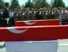 Şehitlere gözyaşları içinde uğurlama