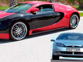 Bugatti Veyron'un da çakması çıktı