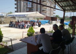 Akköprü Konutları'nda kura sevinci
