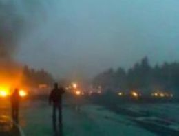 Fas'ta askeri uçak düştü