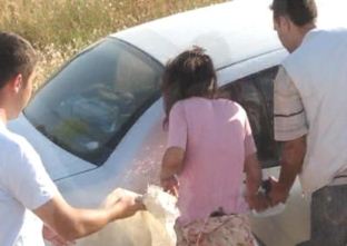 Polisi görünce korkudan tuvaletini yaptı!