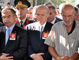 Şehit cenazesinde Bahçeli'ye sert tepki!