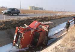 Kaza ucuz atlatıldı