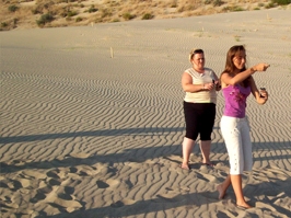 Karapınar'a ziyaretçi akını