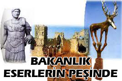 Bakanlık, kaçırılan eserlerin peşinde