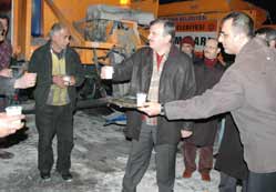 Akyürek,çalışmaları yerinde inceledi