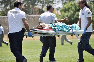 Hava ambulansı Yelda için havalandı