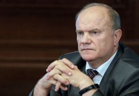 Komünist lider Zyuganov başkanlığa