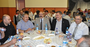 Şoförler iftar yemeğinde bir araya geldi