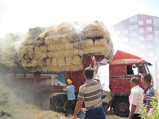 Ereğli'de yangın paniği