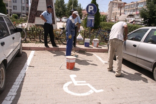 Park yerimi aldın, engelimi de alsana