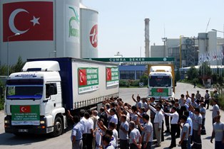 Konya Şeker Afrika'ya şeker gönderdi